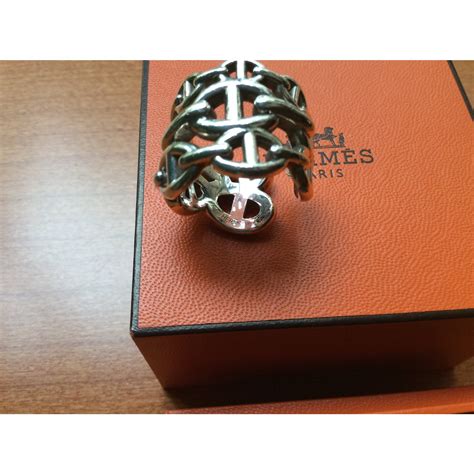 bague chaine ancre|bague chain d'ancre hermes.